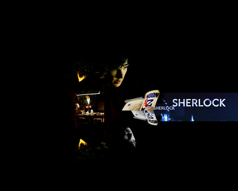 Sherlock TV show collage