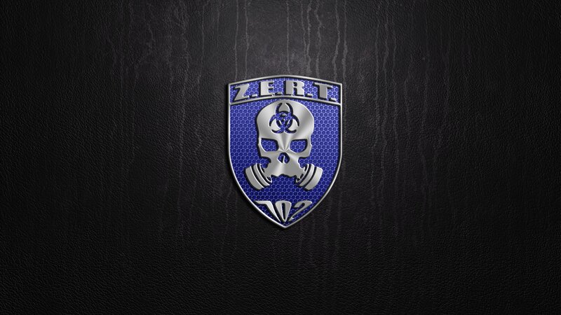 Shield Emblem with Skull