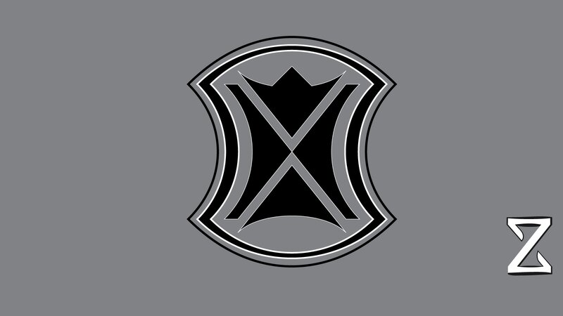Shield Emblem with X Symbol