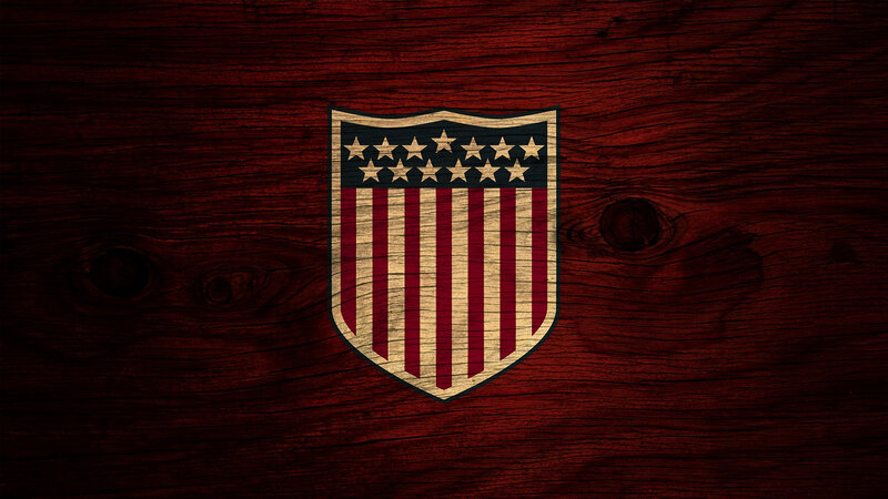 Shield with American Flag