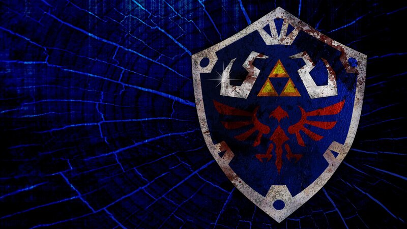 Shield with Crest — Blue