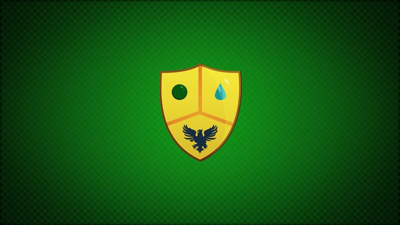 Shield with Emblem — Green