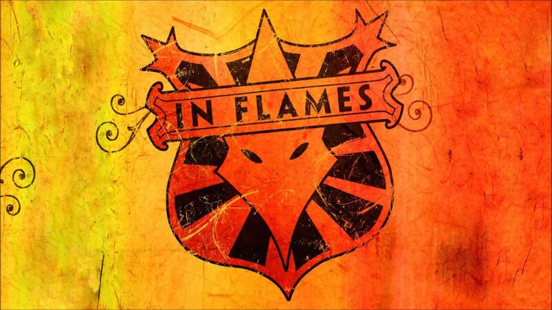 Shield with Flames