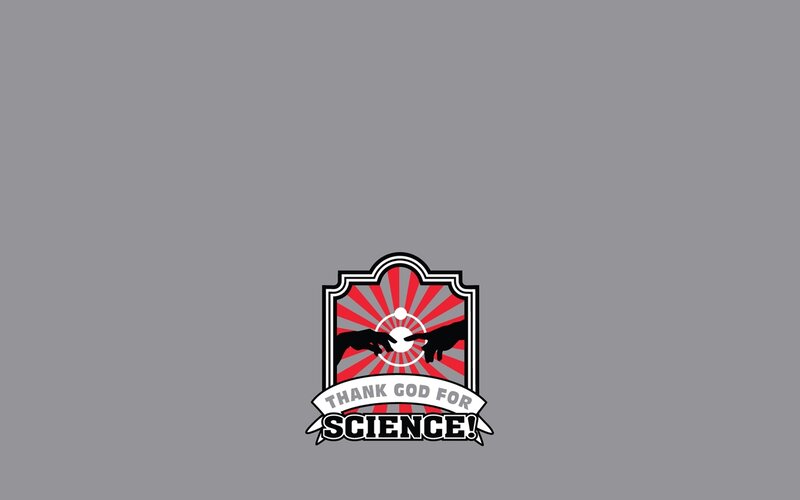 Shield with Hands and Atom
