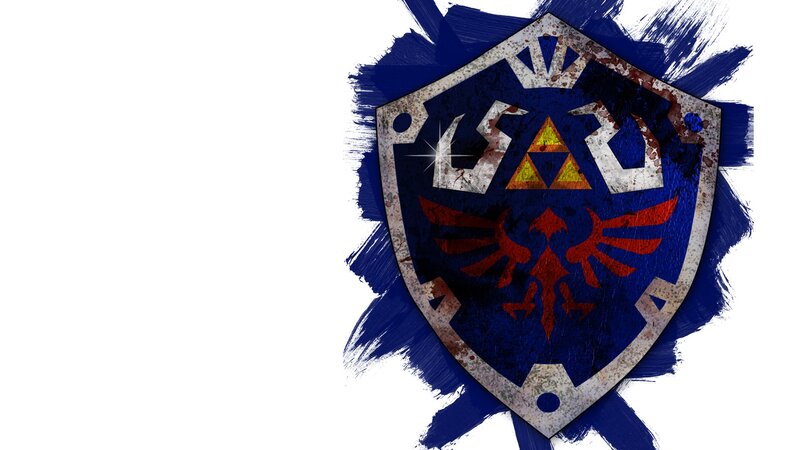 Shield with Triforce Symbol