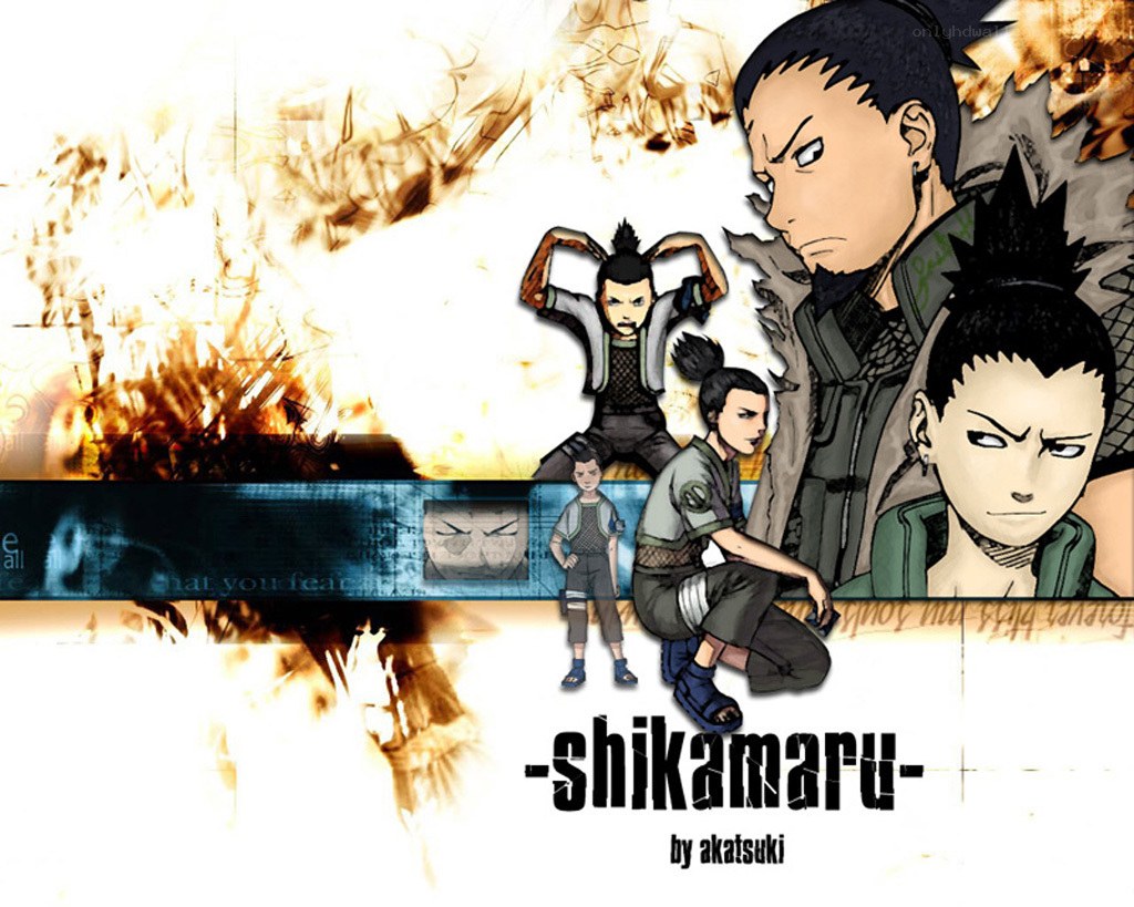 Shikamaru character collage