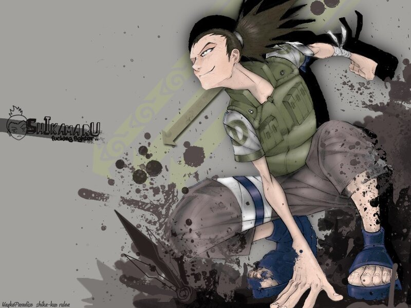 Shikamaru in action pose