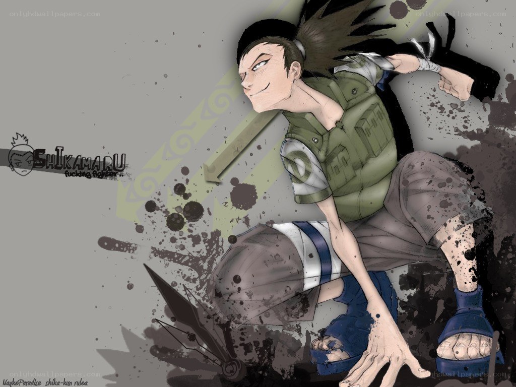 Shikamaru in action pose