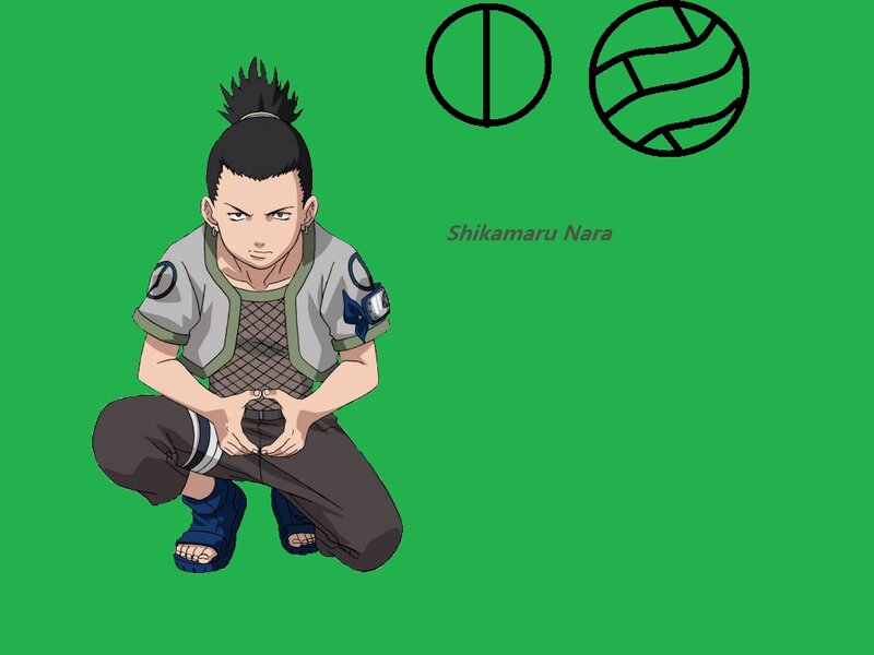Shikamaru Nara Crouching