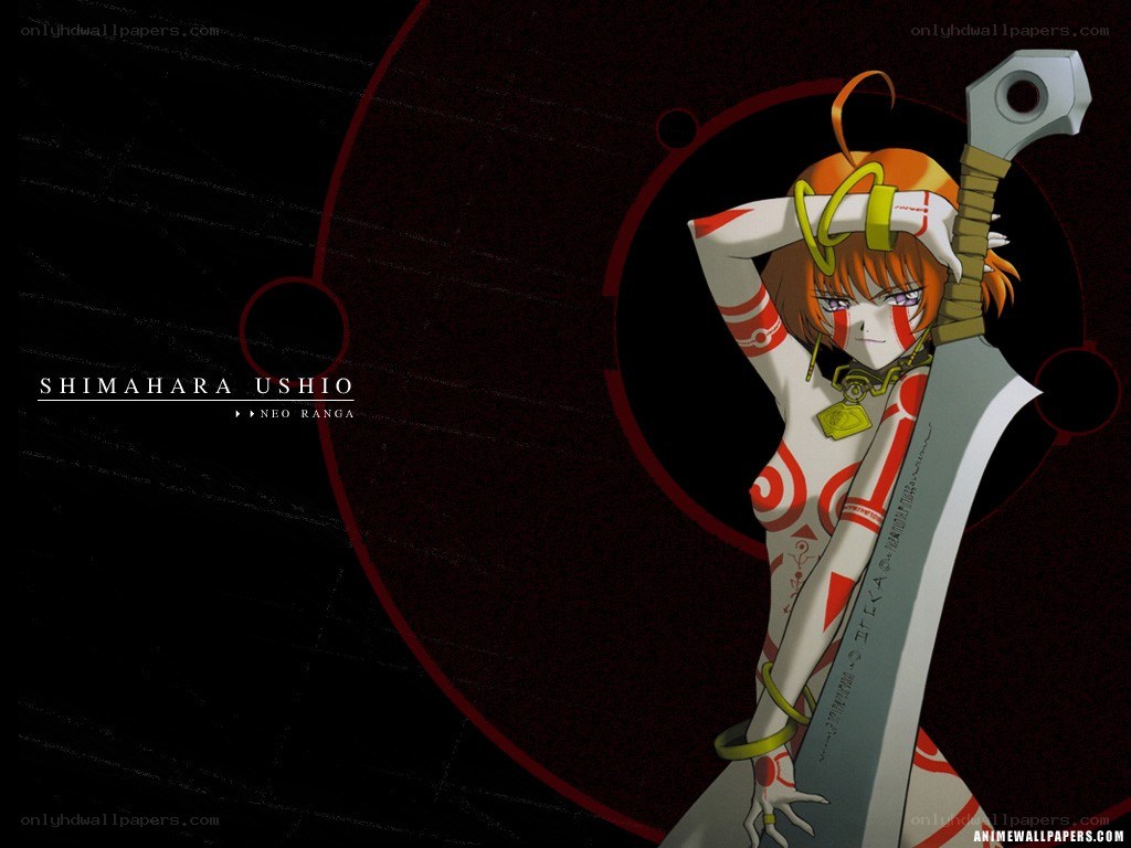 Shimahara Ushio with sword