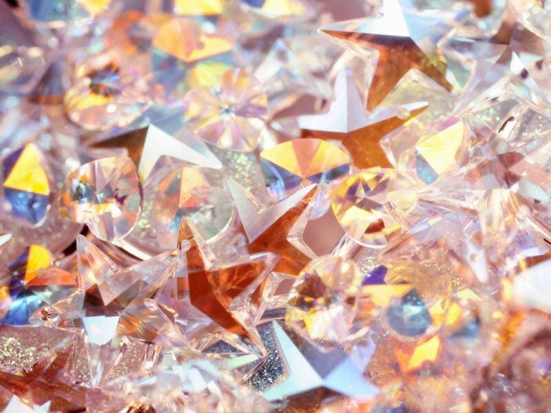 shimmering crystal collection