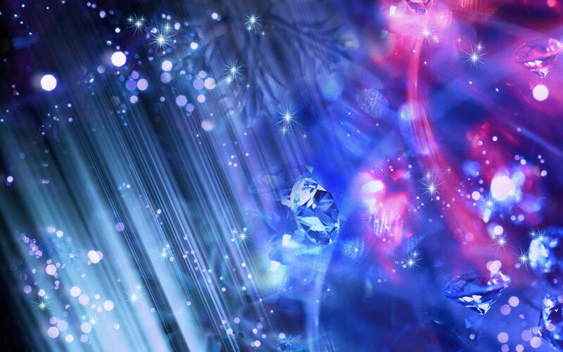 Shimmering Gemstones