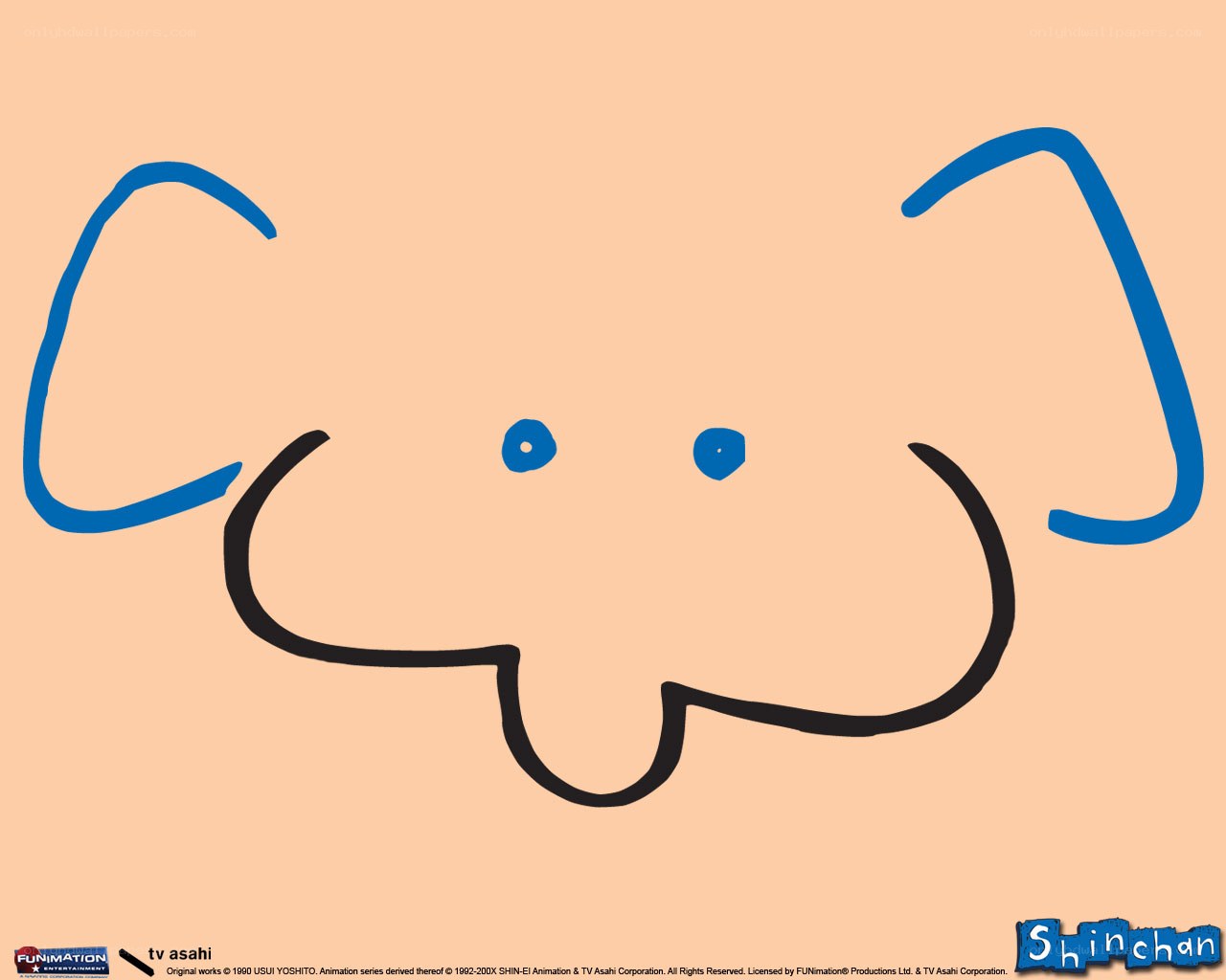 Shin-chan elephant drawing