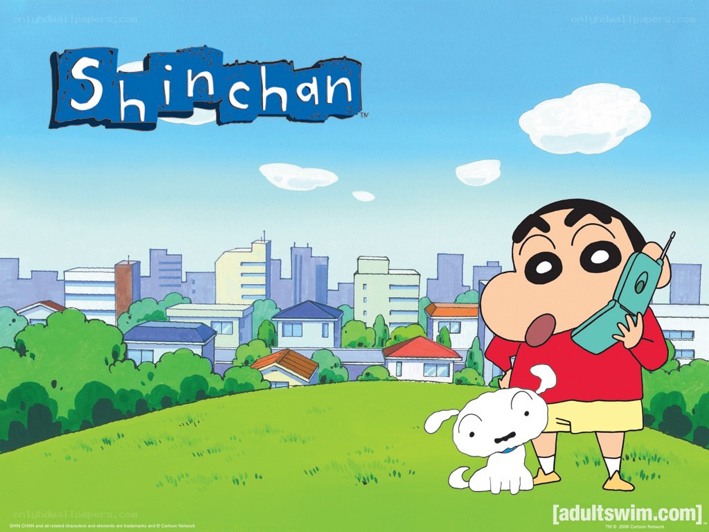 Shinchan and his dog