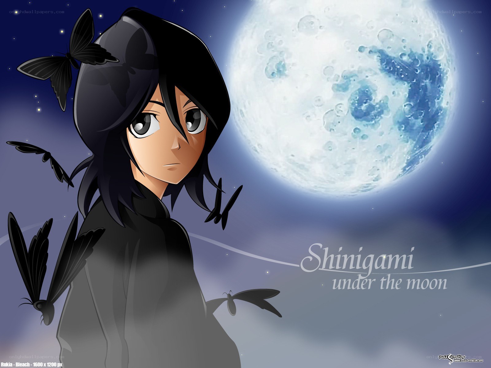 Shinigami under the moon