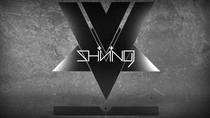 Shining V logo design
