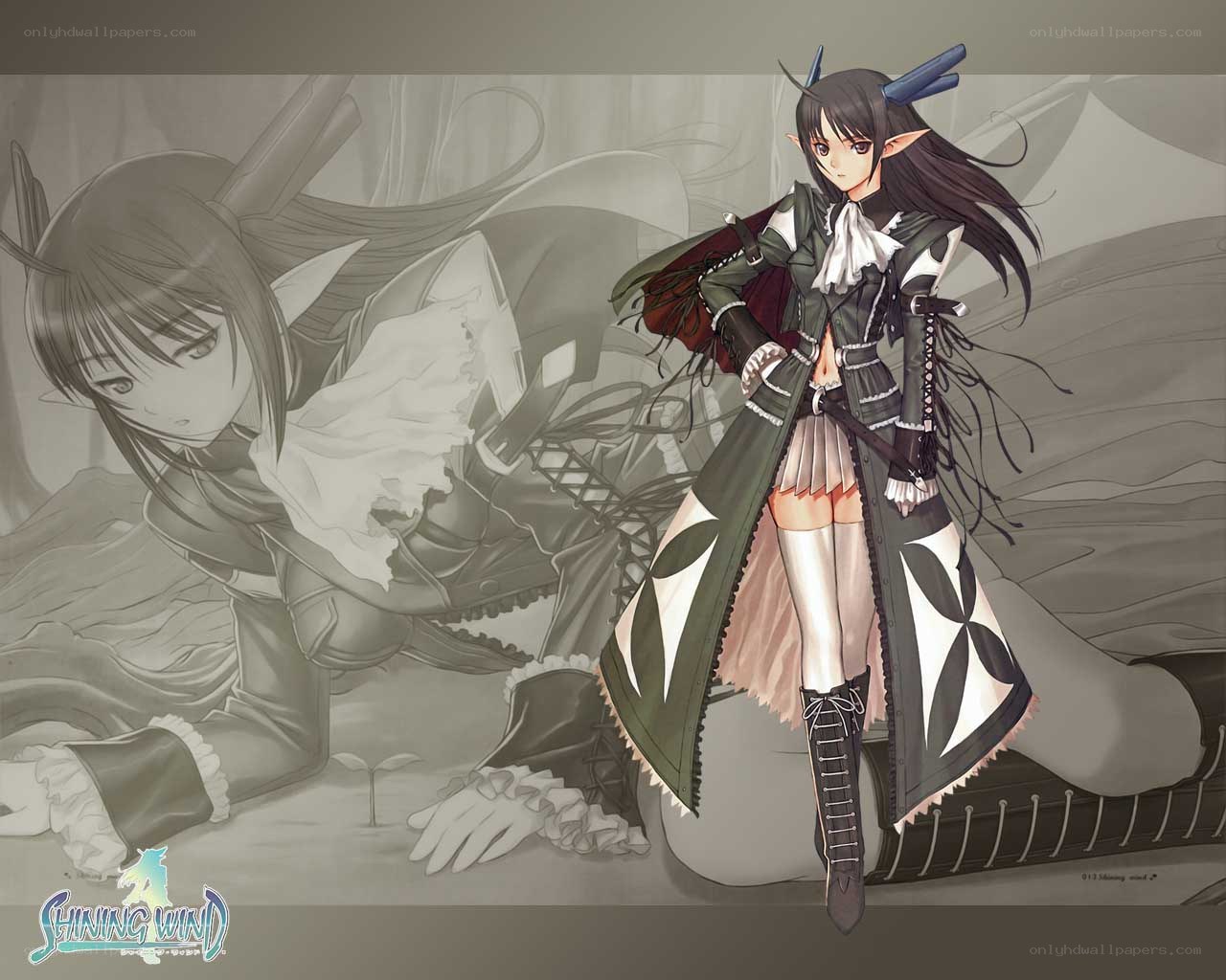 Shining Wind character art