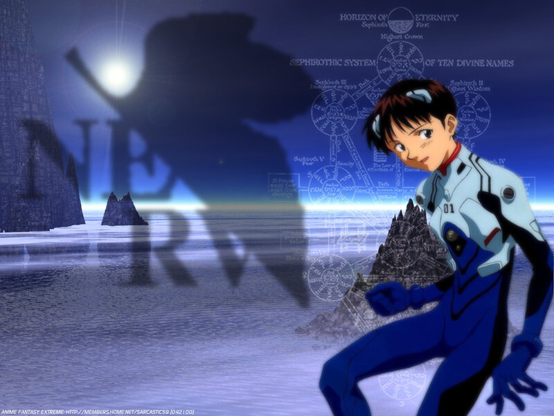 Shinji Ikari in Evangelion