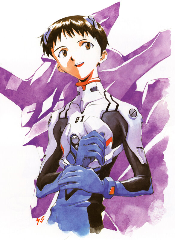 Shinji Ikari in Evangelion