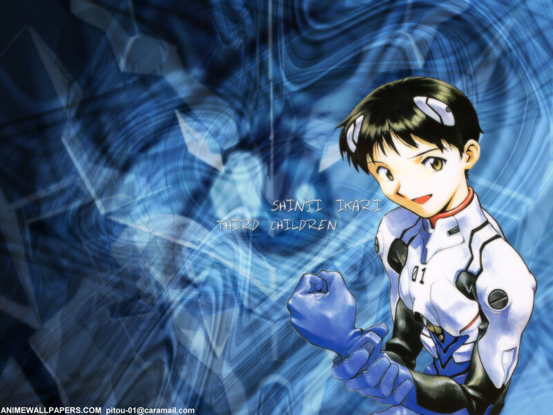 Shinji Ikari in Plugsuit — Blue