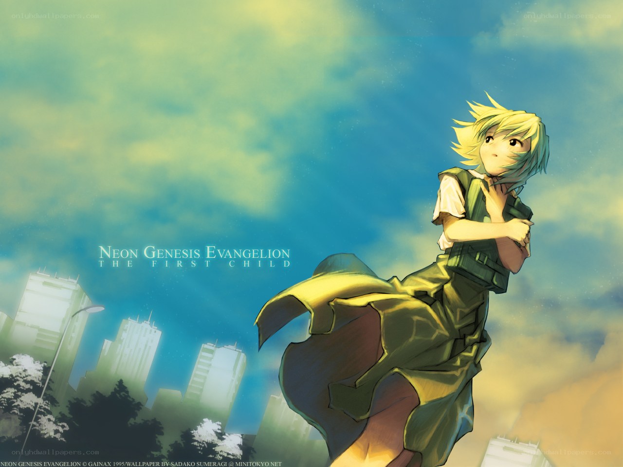 Shinji in the sky