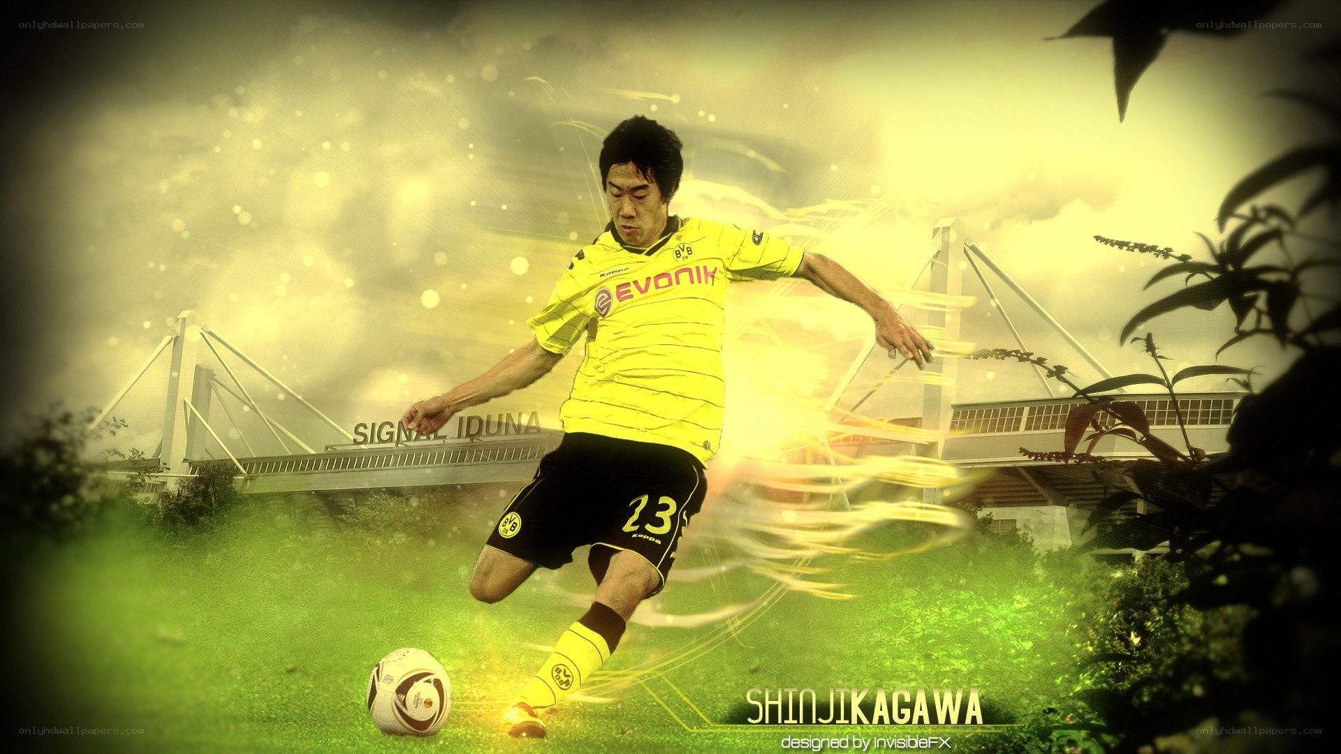 Shinji Kagawa in action