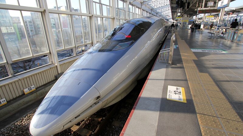 Shinkansen Bullet Train — Silver
