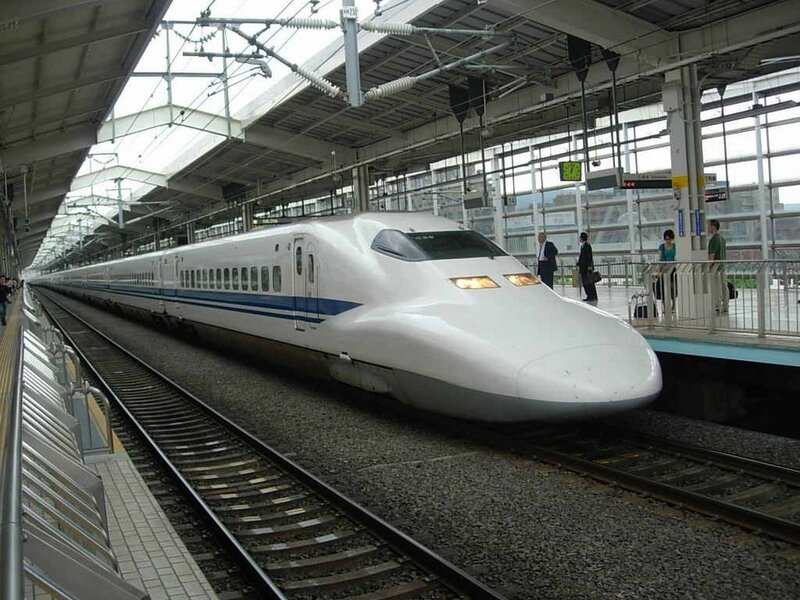 Shinkansen Bullet Train — White