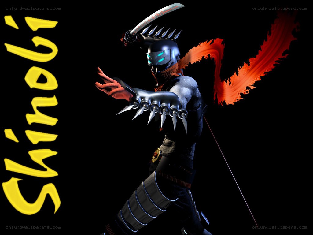 Shinobi character in action