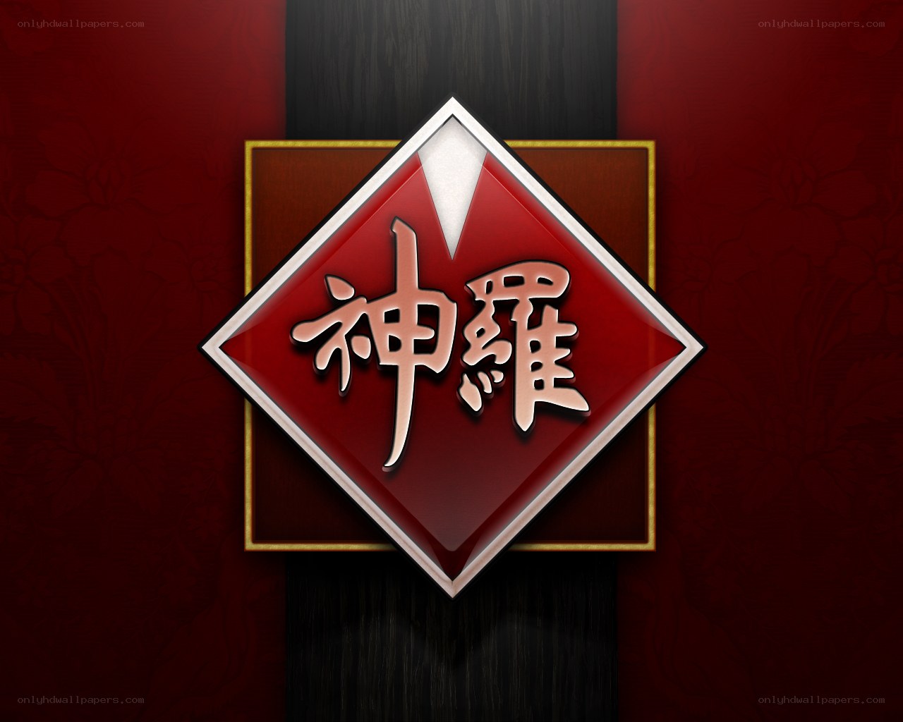Shinra logo on red background