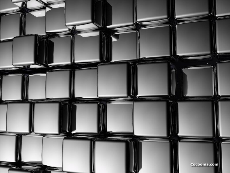Shiny Black Cubes