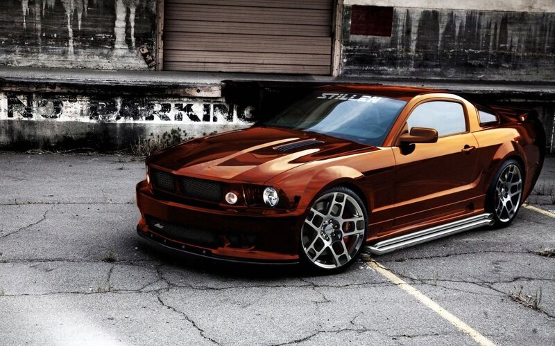 Shiny Copper Car