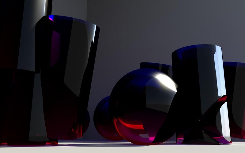 Shiny Geometric Shapes