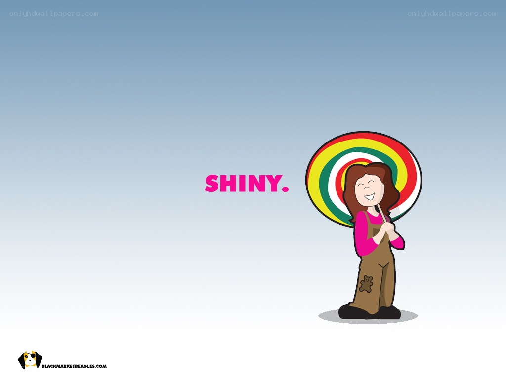 Shiny lollipop girl