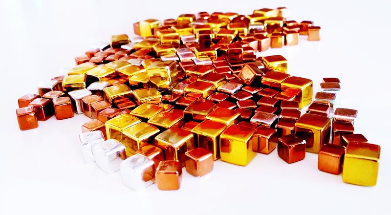 Shiny Metal Cubes