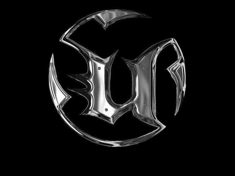 shiny metallic logo design