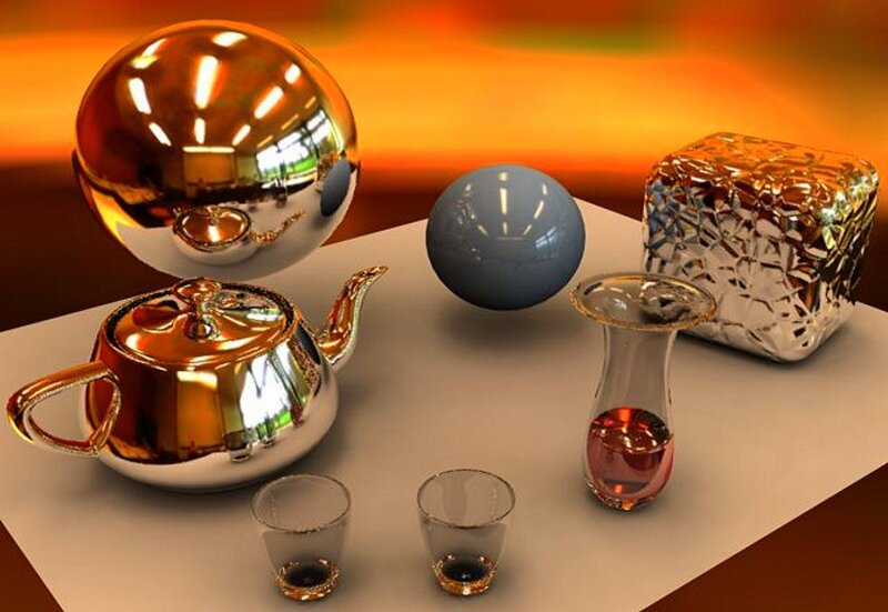 Shiny Metallic Objects