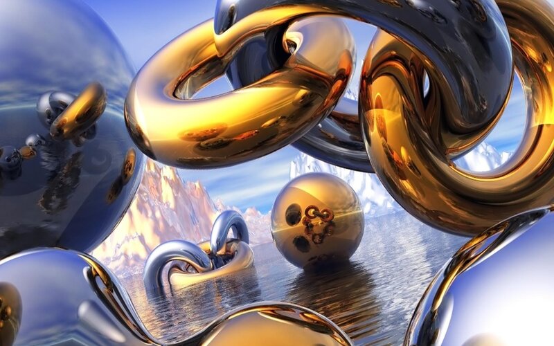Shiny Metallic Rings