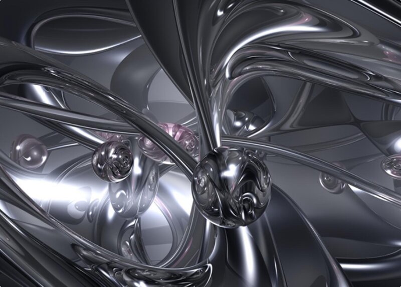 Shiny Metallic Spheres — Silver