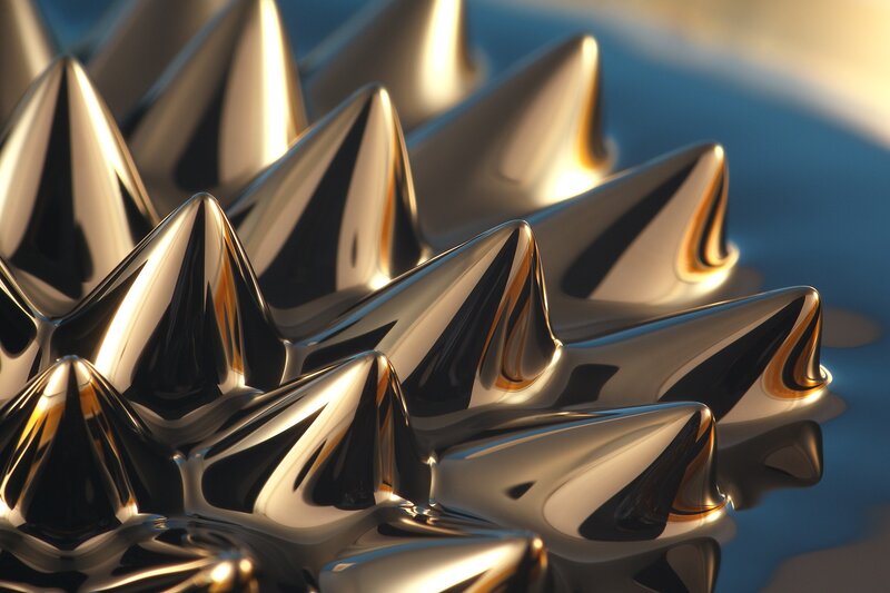 Shiny Metallic Spikes