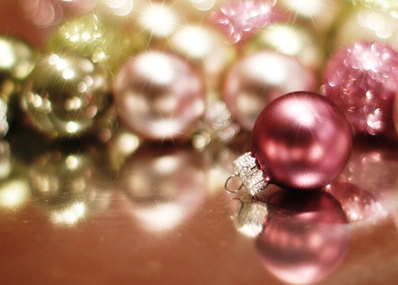 Shiny Red Ornaments