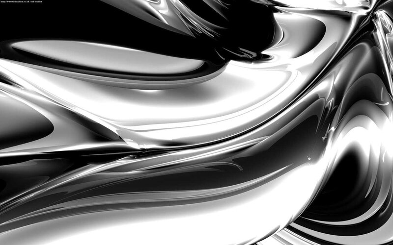 shiny silver liquid abstract