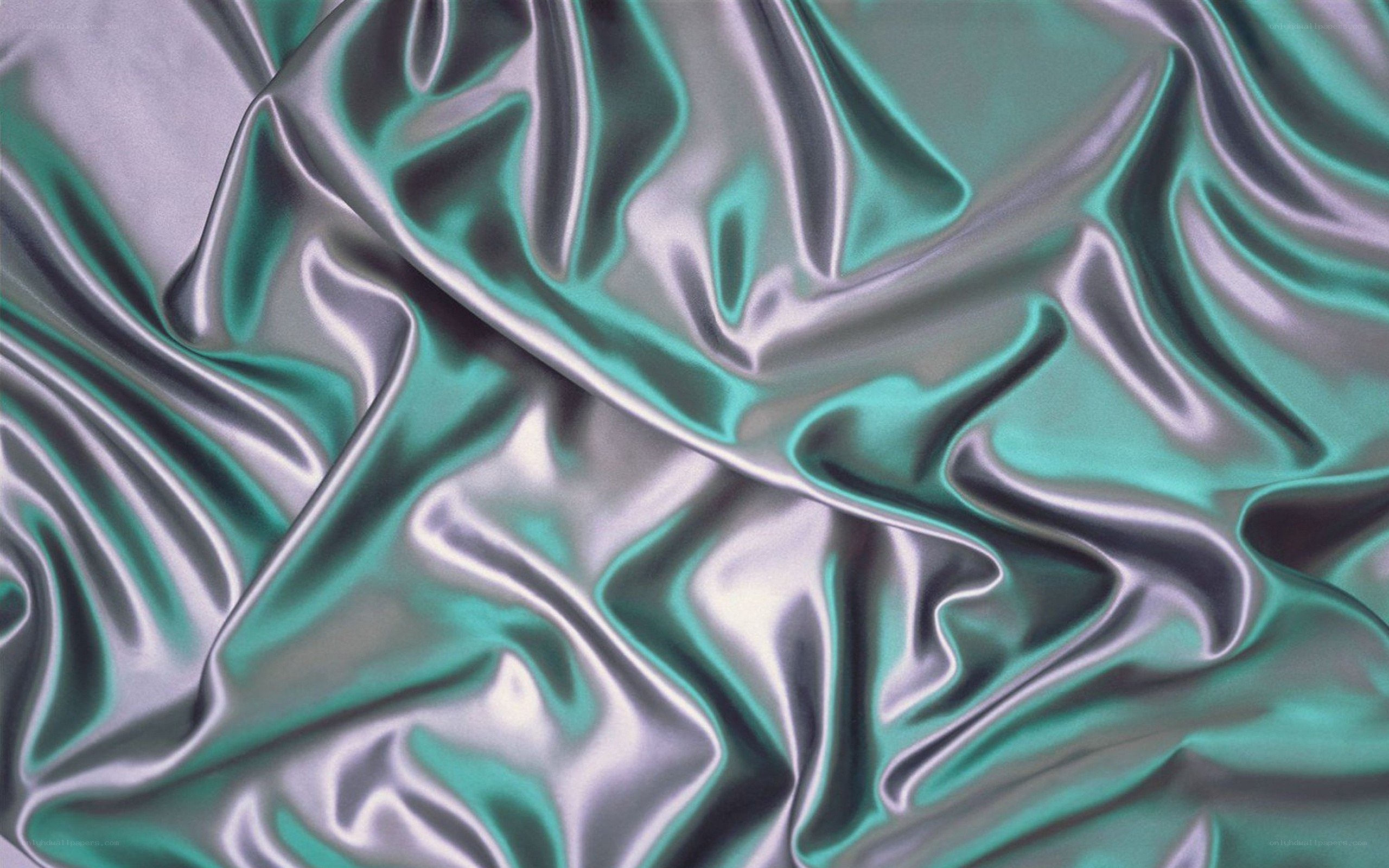 shiny teal fabric texture