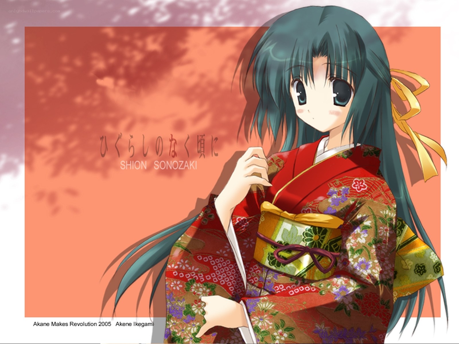 Shion Sonozaki in Kimono