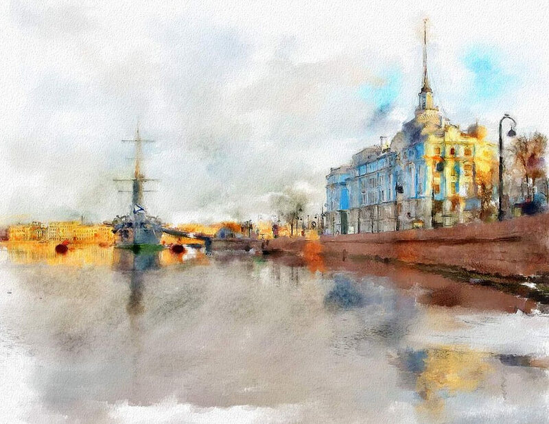 Ship and Buildings