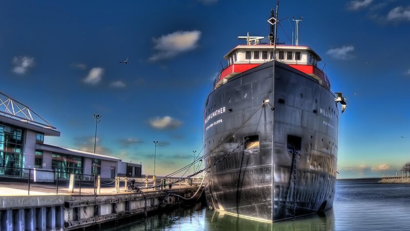 Ship at a Dock