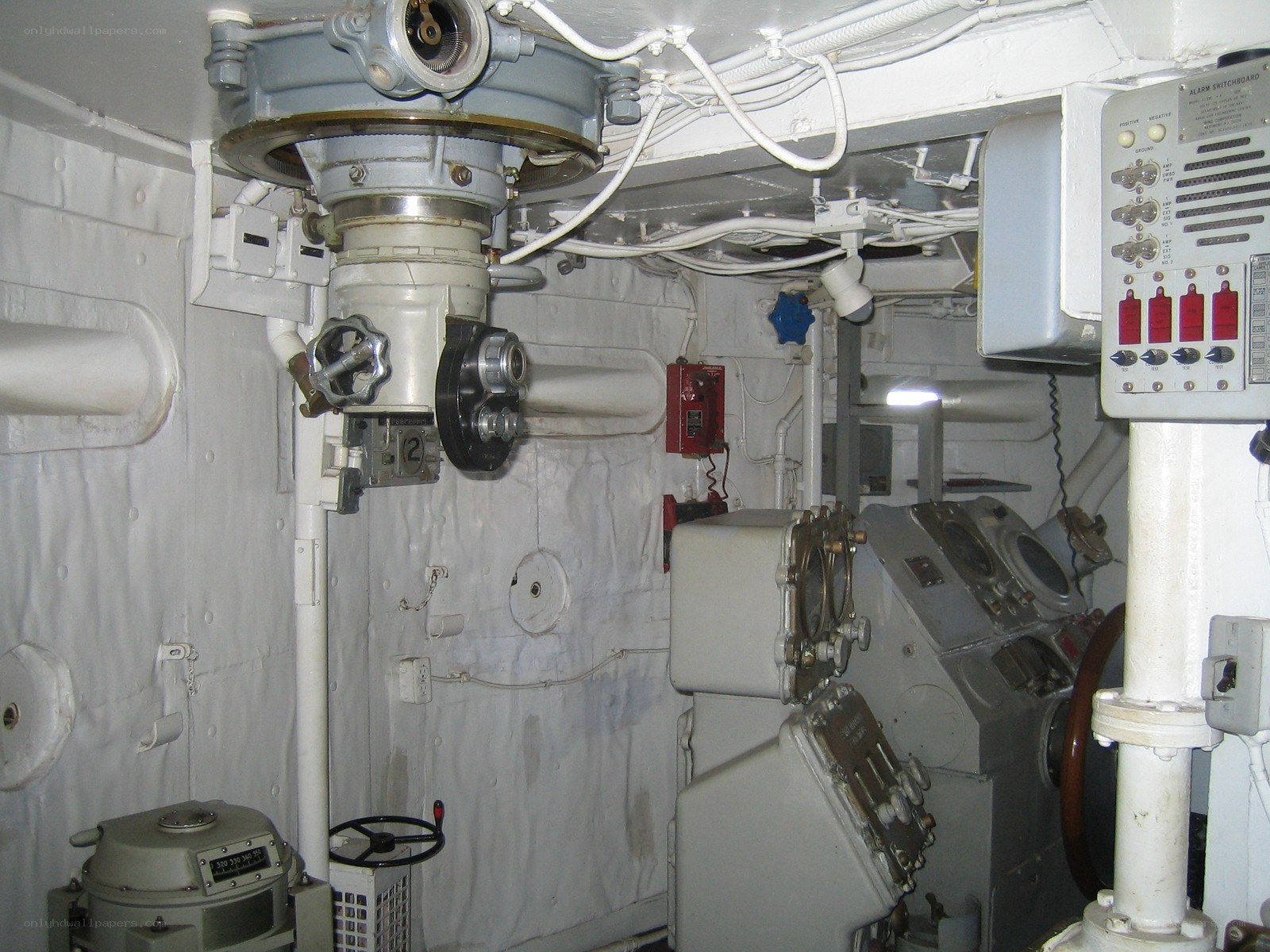 ship control room interior