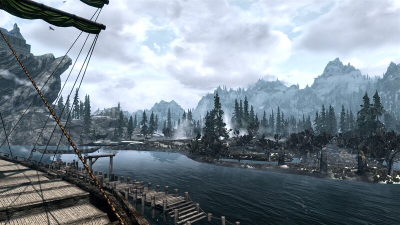 Ship Deck by River