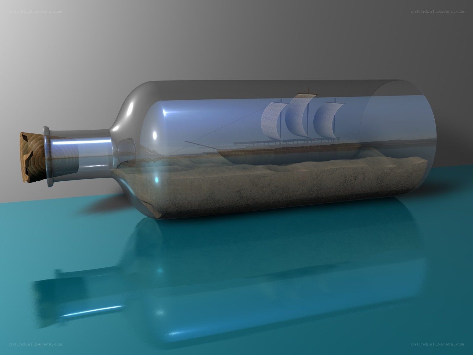 ship in a bottle