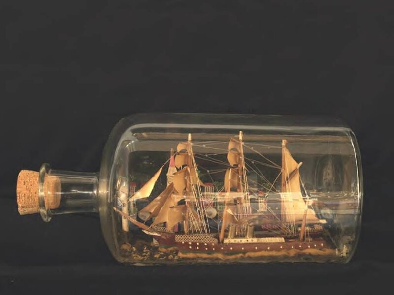 Ship in a Bottle — Brown